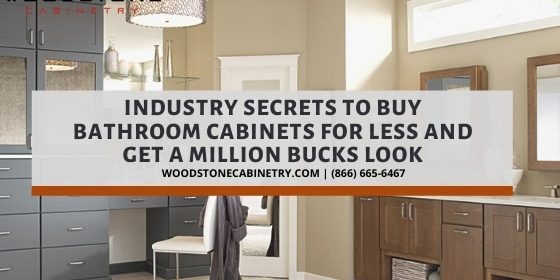 Industry Secrets To Buy Bathroom Cabinets For Less And Get A Million